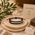 Bracelet tressé Palestine